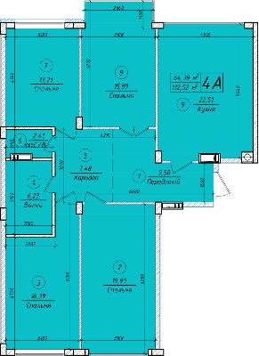 3-кімнатна 112.52 м² в ЖК Петрівський квартал від 12 500 грн/м², с. Святопетрівське