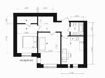 2-комнатная 52.8 м² в ЖК Европейка от 17 200 грн/м², с. Софиевская Борщаговка
