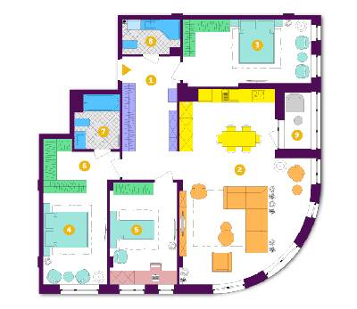 3-кімнатна 119.8 м² в ЖК Respublika від 34 250 грн/м², Київ