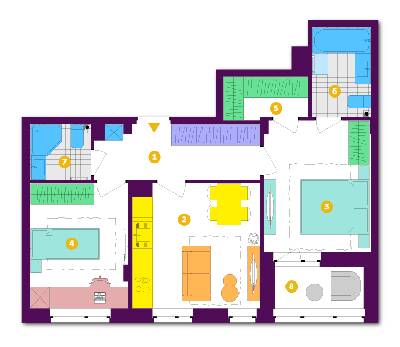 2-кімнатна 57.6 м² в ЖК Respublika від 35 350 грн/м², Київ