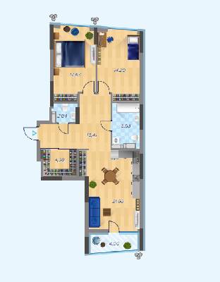 2-кімнатна 80.56 м² в ЖК Старт від 33 380 грн/м², Київ