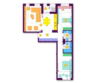 2-кімнатна 85.7 м² в ЖК Respublika від 35 650 грн/м², Київ