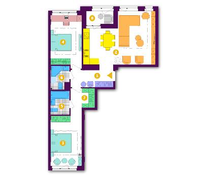2-кімнатна 81.9 м² в ЖК Respublika від 35 650 грн/м², Київ