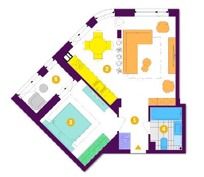 1-комнатная 51.9 м² в ЖК Respublika от 35 650 грн/м², Киев