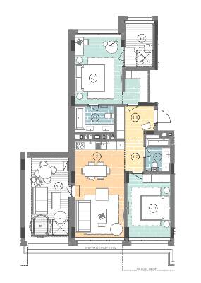 2-кімнатна 89.4 м² в ЖК UNIT.Home від 54 068 грн/м², Київ