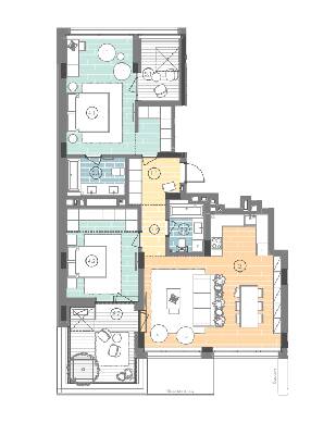 2-кімнатна 110.9 м² в ЖК UNIT.Home від 54 068 грн/м², Київ