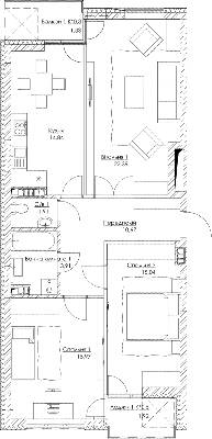 3-кімнатна 87.98 м² в ЖК O2 Residence від 18 450 грн/м², Київ