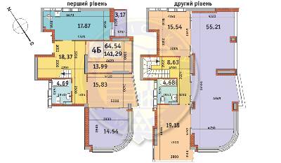 Двухуровневая 141.29 м² в ЖК Медовый-2 от 18 500 грн/м², Киев