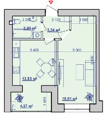 1-кімнатна 43.15 м² в ЖК Парковий маєток від 9 800 грн/м², Івано-Франківськ