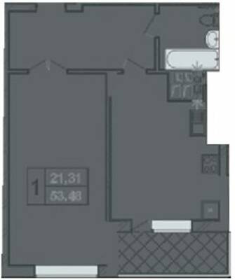 Однокомнатные в ЖК Olimp Tower