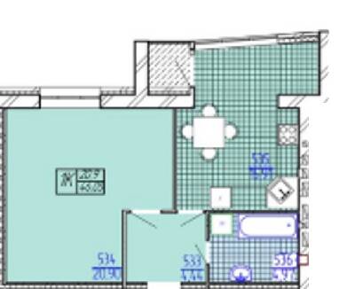 1-кімнатна 46.05 м² в ЖК Амстердам від 9 700 грн/м², Хмельницький