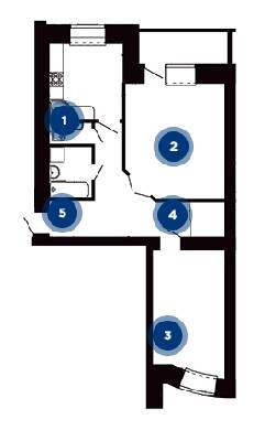 2-комнатная 69.72 м² в ЖК на вул. Київська / вул. Тарнавського от 14 300 грн/м², Тернополь