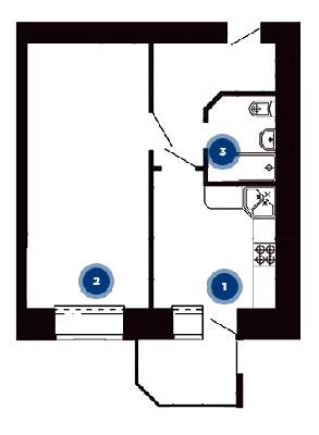 1-комнатная 46.75 м² в ЖК на вул. Київська / вул. Тарнавського от 14 300 грн/м², Тернополь
