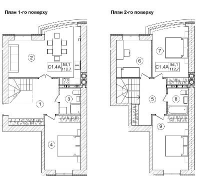 Двухуровневая 112.7 м² в ЖК Bavaria City от 13 500 грн/м², с. Крюковщина