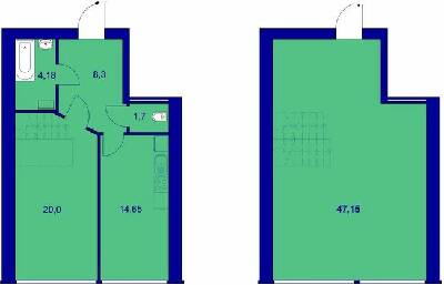 Дворівнева 90 м² в ЖК Милі квартири від 14 100 грн/м², с. Мила