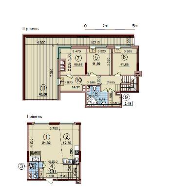 Двухуровневая 176.78 м² в ЖК Варшавский Плюс от 19 462 грн/м², Киев