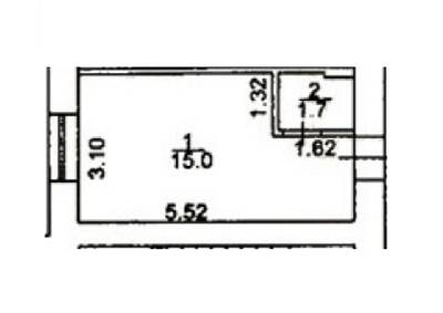 1-комнатная 14.8 м² в ЖК Садовый город от застройщика, Харьков