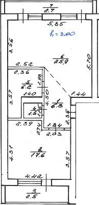 1-комнатная 62.7 м² в ЖК на ул. Ярославенко, 36 от застройщика, Львов