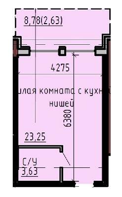 1-кімнатна 29.51 м² в ЖК Пространство на Маячном від 30 000 грн/м², Одеса