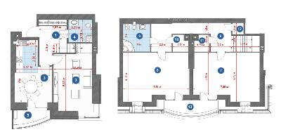 Двухуровневая 168.32 м² в ЖК City Park от 23 350 грн/м², г. Кременчуг