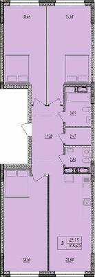 3-кімнатна 105.6 м² в ЖК Olympic Park від 28 000 грн/м², Київ
