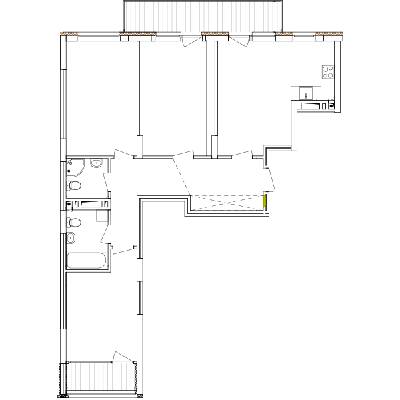 3-кімнатна 95 м² в ЖК Варшавський Мікрорайон від 19 100 грн/м², Київ