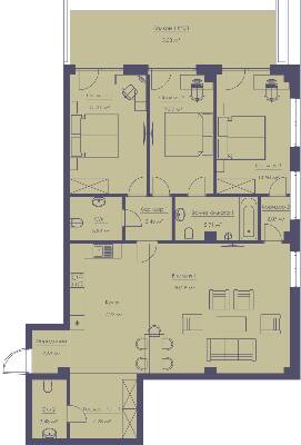 4-комнатная 124.03 м² в ЖК Franklin Concept House от 40 050 грн/м², Киев