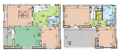 Дворівнева 110.52 м² в ЖК Акварелі-2 від 19 000 грн/м², м. Вишневе
