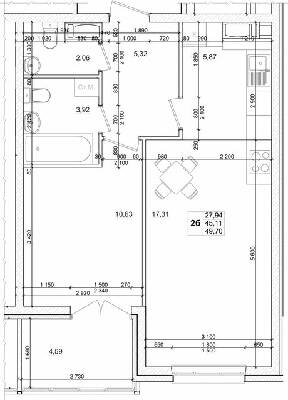 1-комнатная 49.7 м² в ЖК Вудлайн от 21 200 грн/м², с. Новоселки