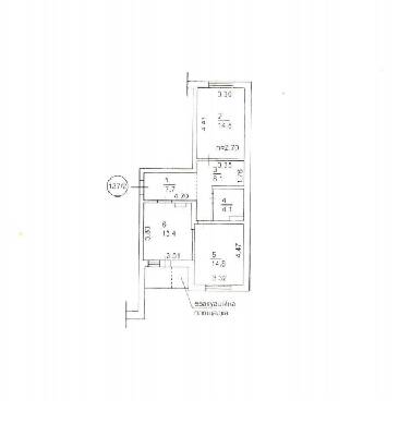 2-комнатная 64.1 м² в ЖК Новомостицко-Замковецкий от застройщика, Киев