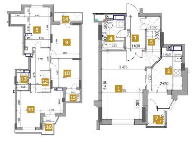 Двухуровневая 140.17 м² в ЖК West House от 33 900 грн/м², Киев