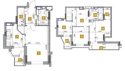 Двухуровневая 108.99 м² в ЖК West House от 30 850 грн/м², Киев