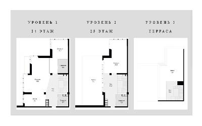 Дворівнева 255 м² в ЖК Skyline від 96 450 грн/м², Київ