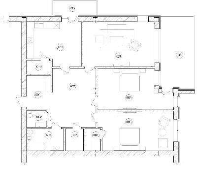 3-комнатная 140.1 м² в ЖК Baltiysʹka Hall от 41 750 грн/м², Львов