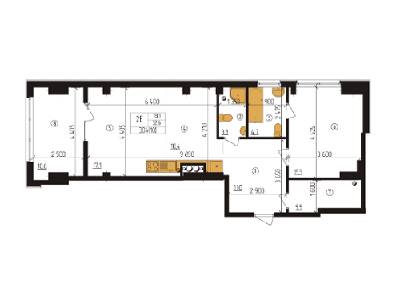 2-кімнатна 78.1 м² в ЖК Henesi House від 31 900 грн/м², Київ