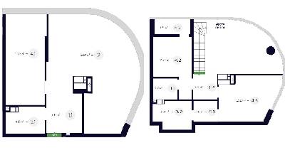 Дворівнева 114.4 м² в ЖК White Lines від 50 700 грн/м², Київ