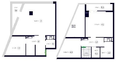 Дворівнева 119.3 м² в ЖК White Lines від 50 700 грн/м², Київ