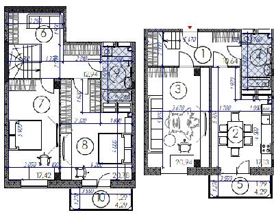 Дворівнева 113.63 м² в ЖМ Саванна Сіті від 12 000 грн/м², м. Бровари