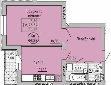 Однокомнатные в ЖК Серпанок