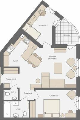 2-комнатная 71.85 м² в ЖК Villa Magnolia от 28 550 грн/м², Львов