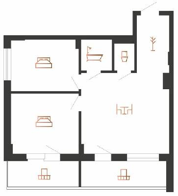 3-комнатная 63 м² в ЖК Авторский от 18 500 грн/м², Ивано-Франковск
