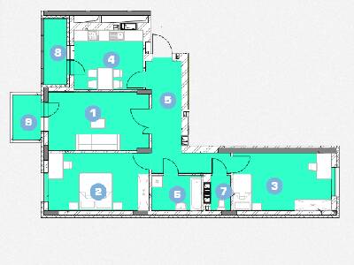 3-комнатная 89.46 м² в ЖК Ріел Сіті от 15 507 грн/м², Львов