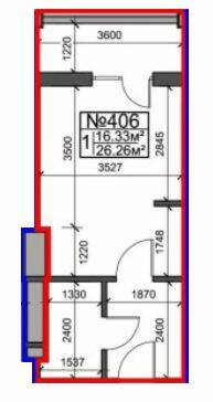 1-комнатная 26.26 м² в ЖК Британский дом от 29 800 грн/м², Харьков