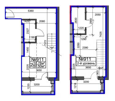 Двухуровневая 50.5 м² в ЖК Британский дом от 30 050 грн/м², Харьков