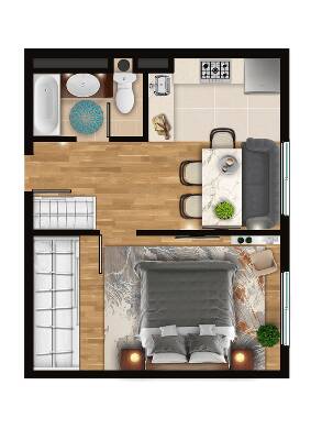 1-кімнатна 41 м² в ЖК Віденський будинок від 13 950 грн/м², Харків