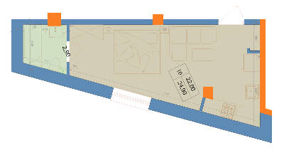 1-кімнатна 24.9 м² в ЖК Захисник від 28 750 грн/м², Харків