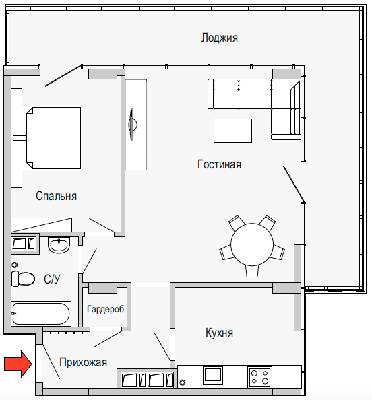 2-комнатная 94.19 м² в Апарт-комплекс Port City от 29 450 грн/м², Днепр