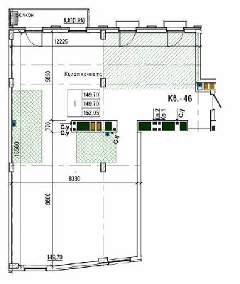 Свободная планировка 152.05 м² в ЖК Park Residence от 41 200 грн/м², Днепр