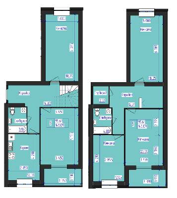 Двухуровневая 145.09 м² в ЖК Олимпийский от 17 700 грн/м², Харьков