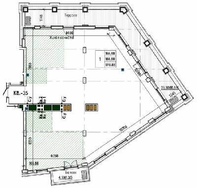 Свободная планировка 178.88 м² в ЖК Park Residence от 41 200 грн/м², Днепр